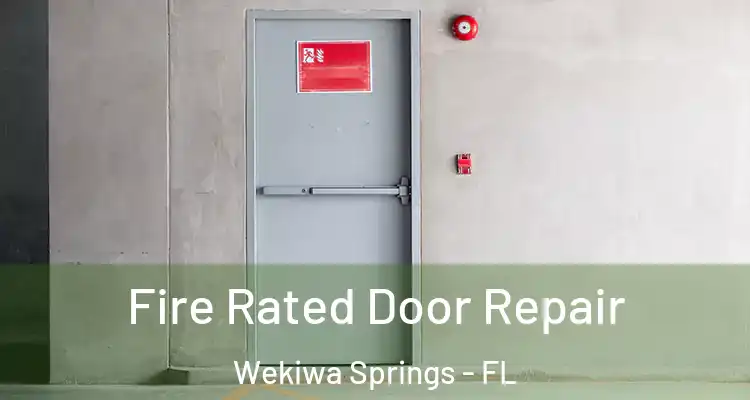  Fire Rated Door Repair Wekiwa Springs - FL